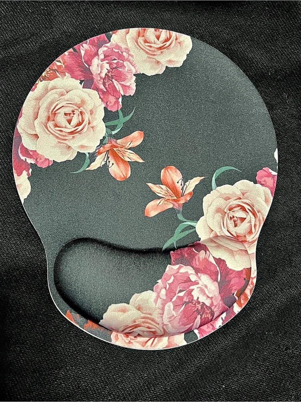 UNBRANDED Floral Ergonomic Mouse Pad